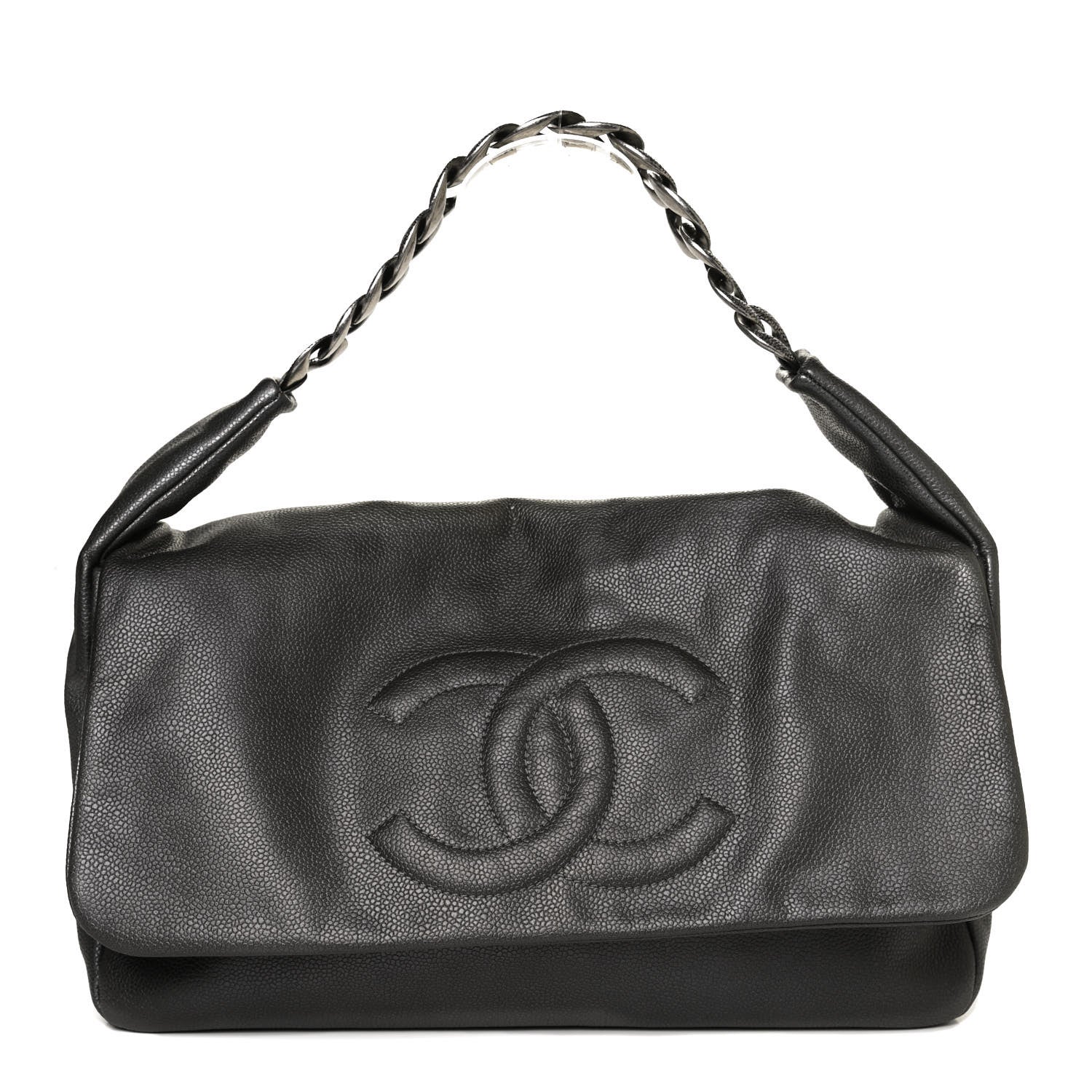 Chanel Metallic Caviar 31 Hobo Grey 1 of 11
