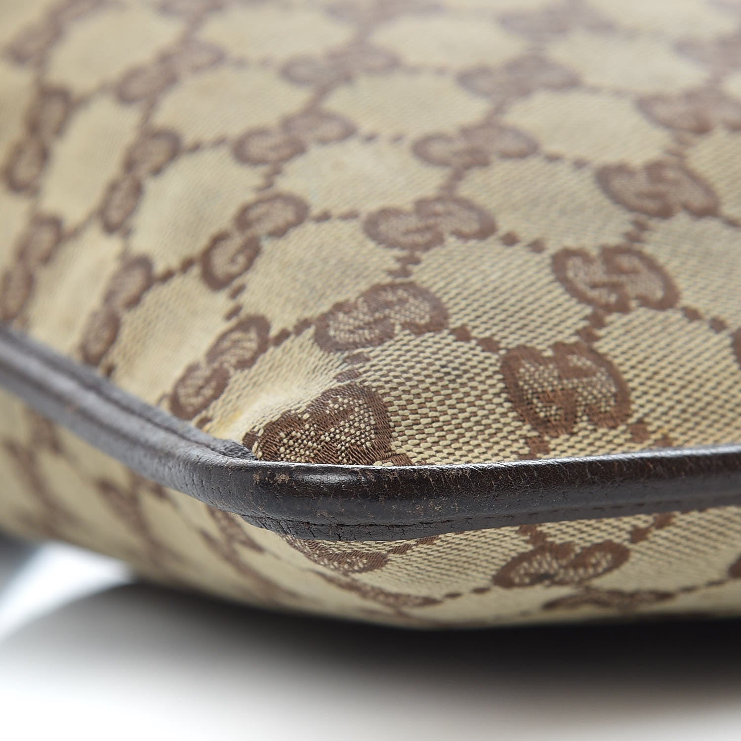 Gucci GG Monogram Web Messenger Crossbody Bag Dark Brown 5 of 12