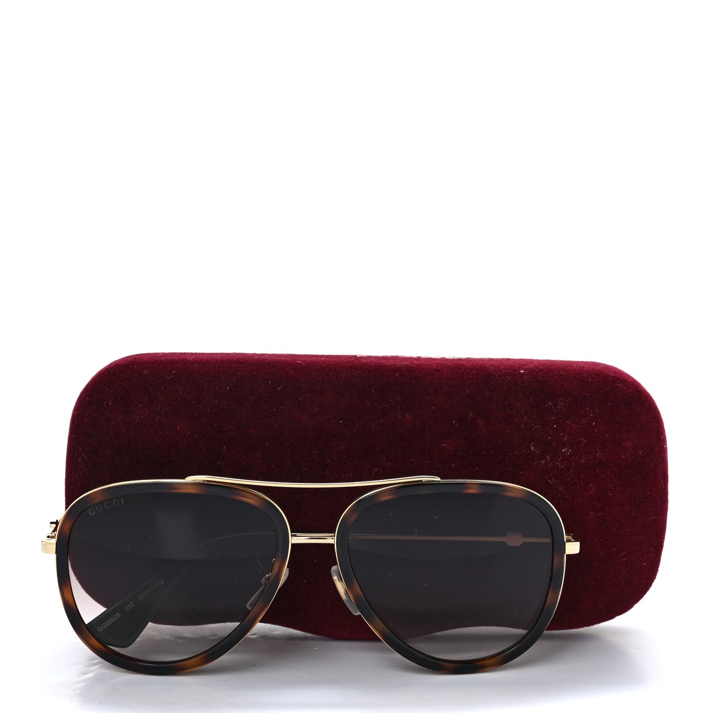 Acetate Aviator Sunglasses GG0062S Tortoise
