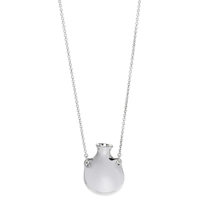 Tiffany Sterling Silver Small Elsa Peretti Bottle Pendant Necklace 1 of 6