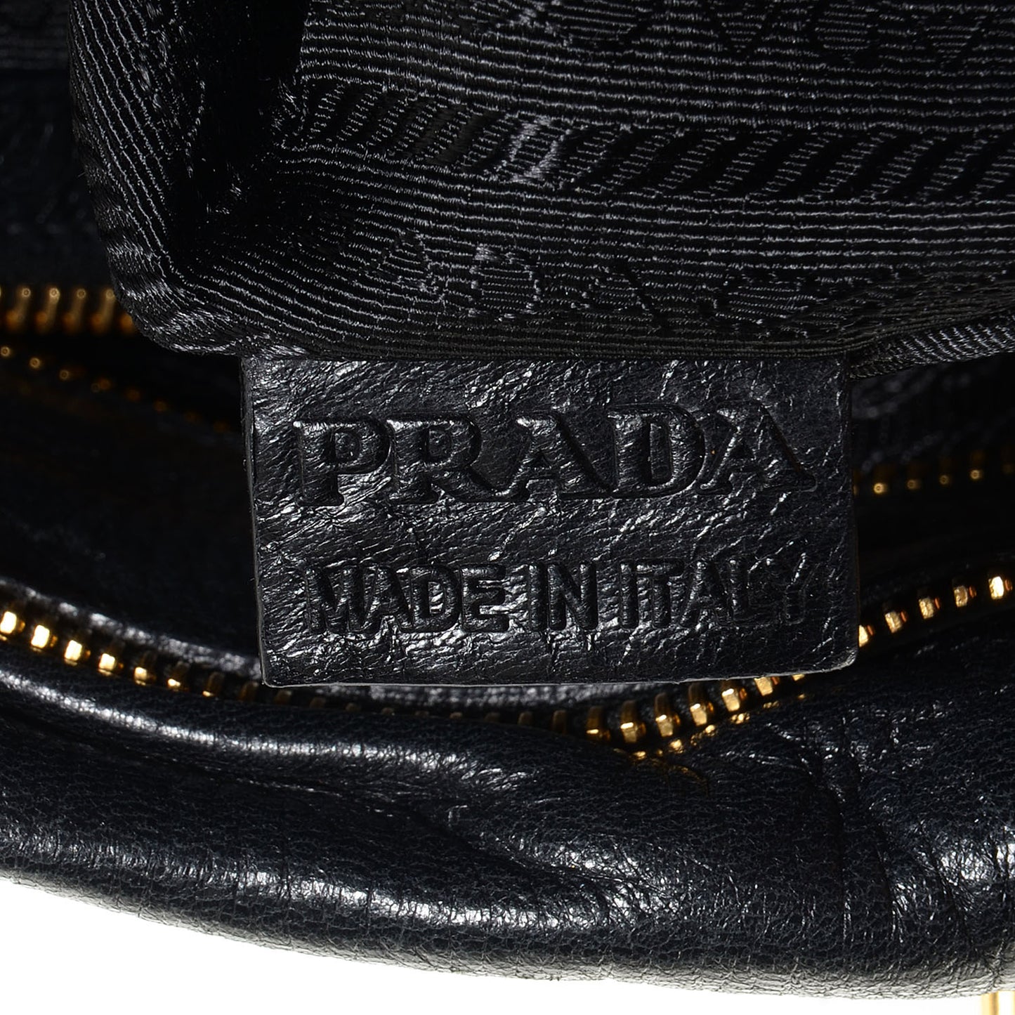 Cervo Gaufre Satchel Nero Black
