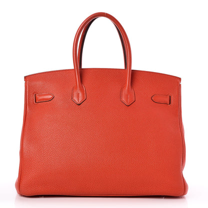 Hermes Togo Birkin 35 Capucine 4 of 35