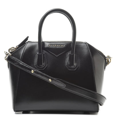 Givenchy Shiny Lord Calfskin Mini Antigona Black 1 of 12