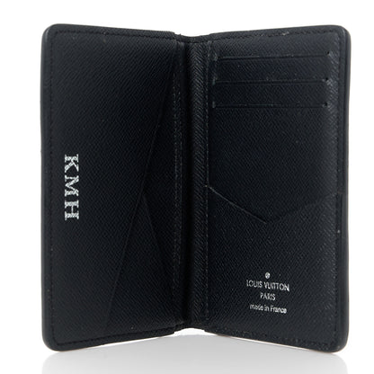 Louis Vuitton Monogram Eclipse Pocket Organizer Card Holder 5 of 10