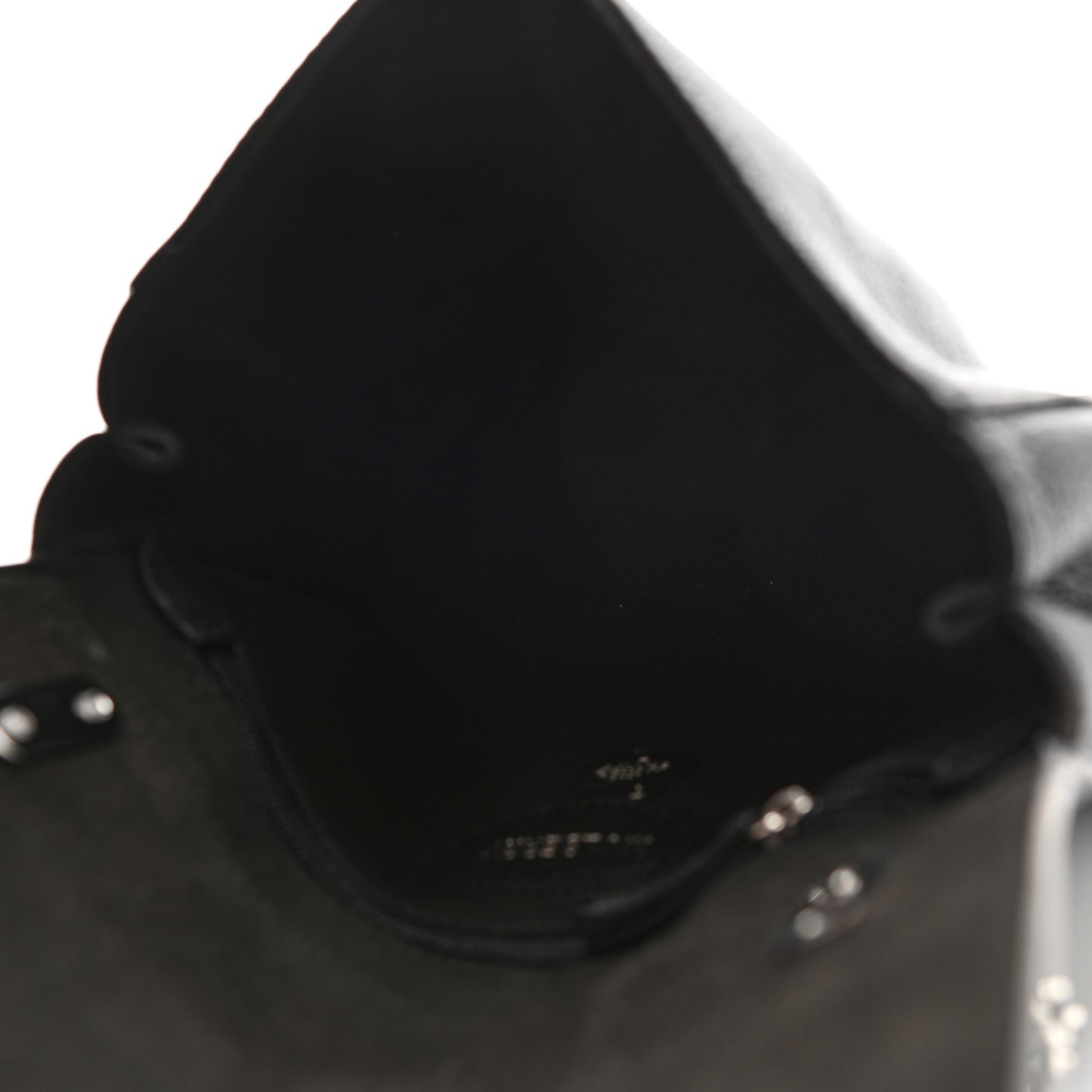 Glossy Goatskin Small Lily Flap Black