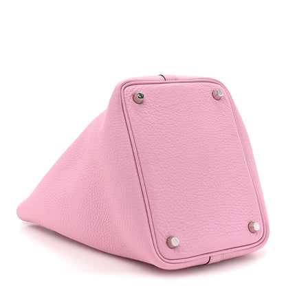 Hermes Taurillon Clemence Picotin Lock 18 PM Mauve Sylvestre 4 of 10