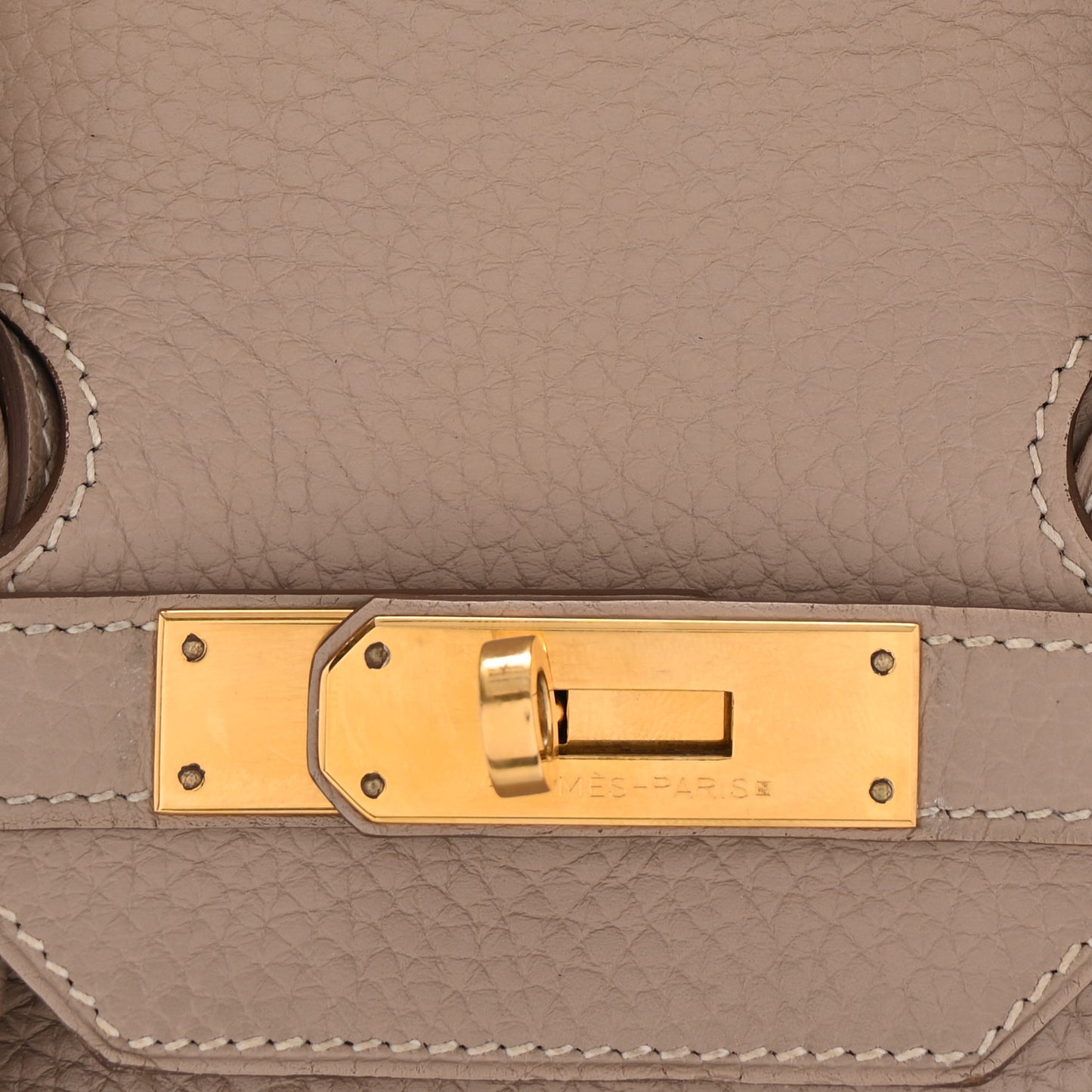 Taurillon Clemence Birkin 35 Gris Tourterelle