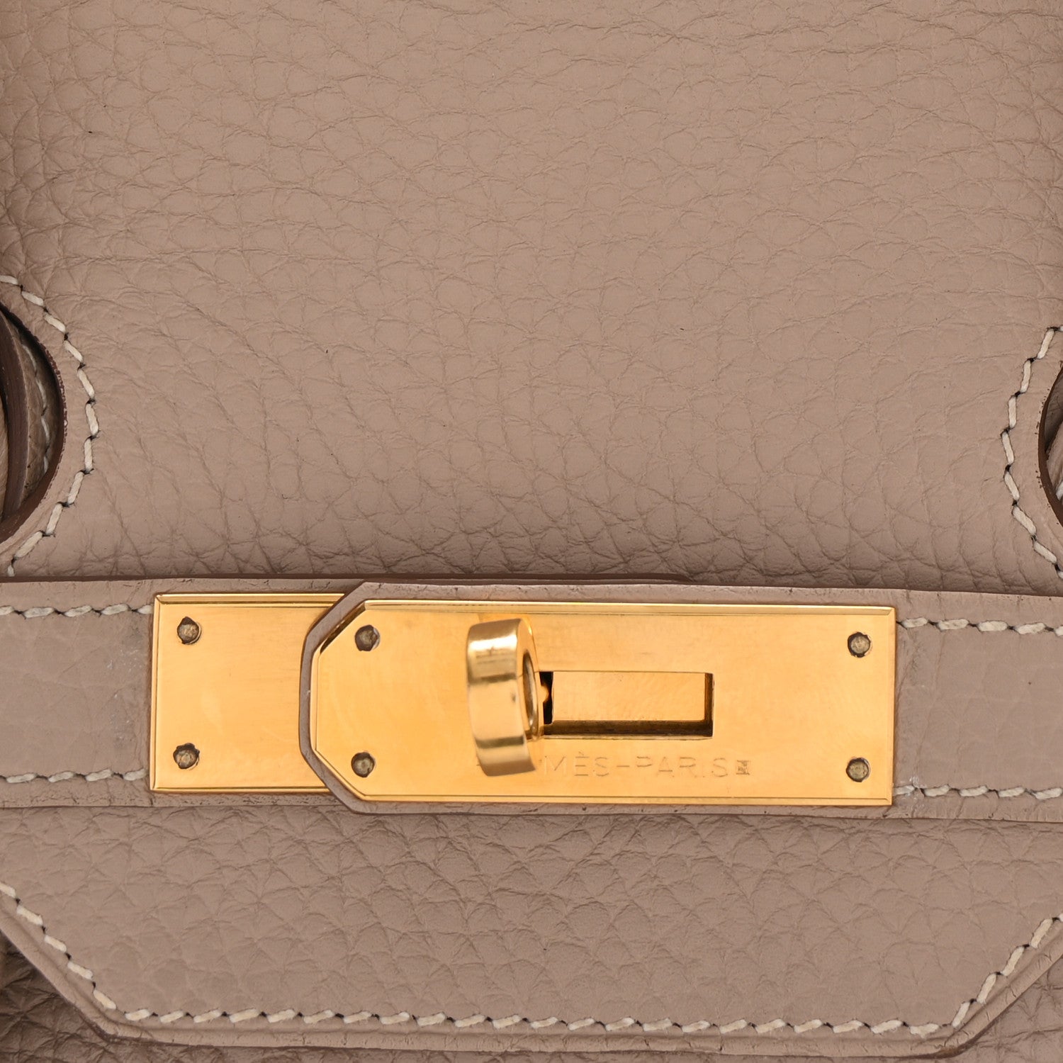 Hermes Taurillon Clemence Birkin 35 Gris Tourterelle 7 of 9