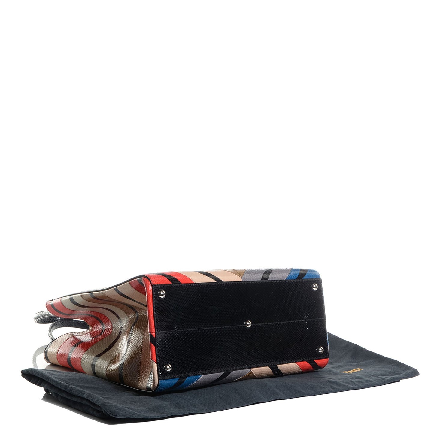 Ayers Printed Large 3Jours Tote Black Multicolor