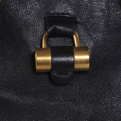 Saint Laurent Leather Oversized Muse Navy 3 of 8