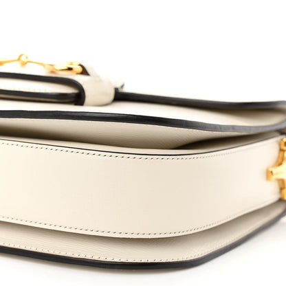 Gucci Azalea Calfskin Horsebit 1955 Shoulder Bag Mystic White 10 of 10