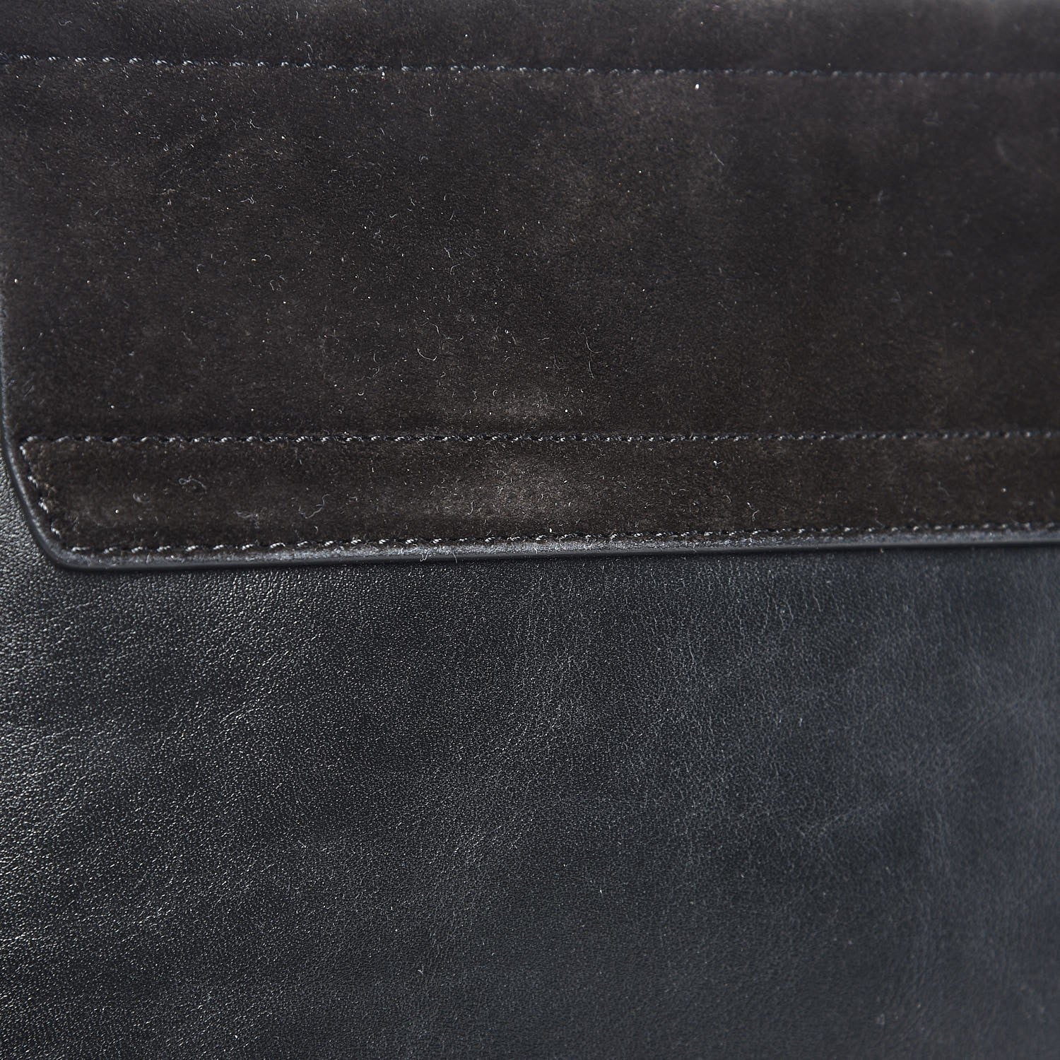 Chloe Suede Calfskin Medium Faye Shoulder Bag Black 7 of 9