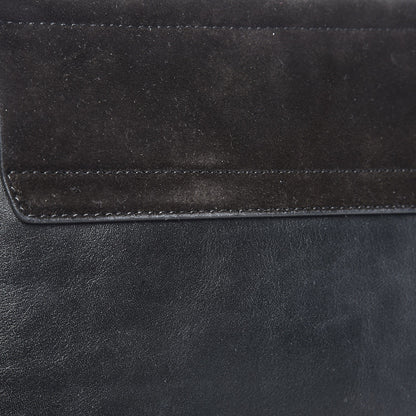 Chloe Suede Calfskin Medium Faye Shoulder Bag Black 7 of 9