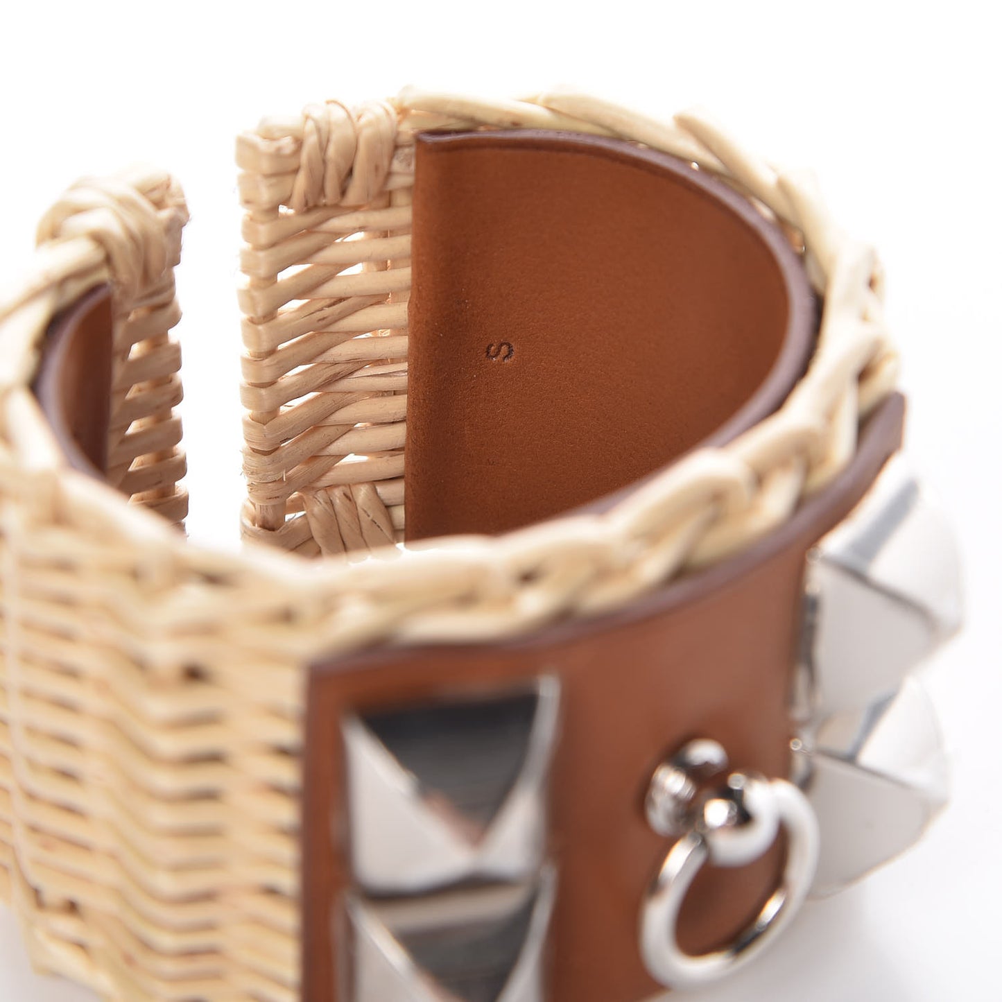 Barenia Osier Collier De Chien CDC Picnic Bracelet S Fawn
