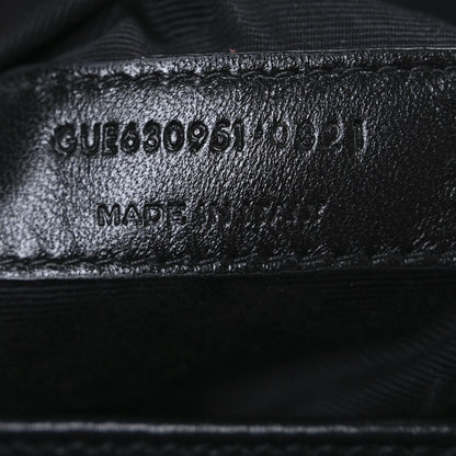 Saint Laurent Calfskin Y Quilted Monogram Monochrome Toy Loulou Crossbody Bag Black 8 of 13