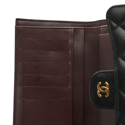 Chanel Caviar Quilted Large Flap Wallet Black 9 of 15