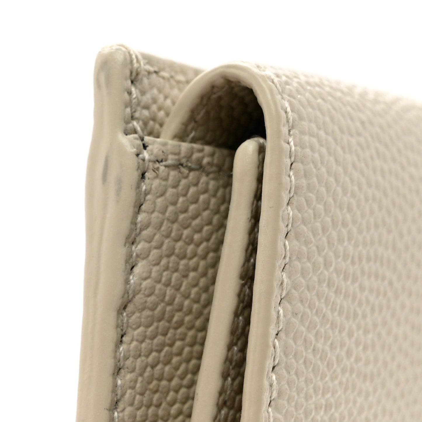 Grain De Poudre Uptown Monogram Card Case Crema Soft