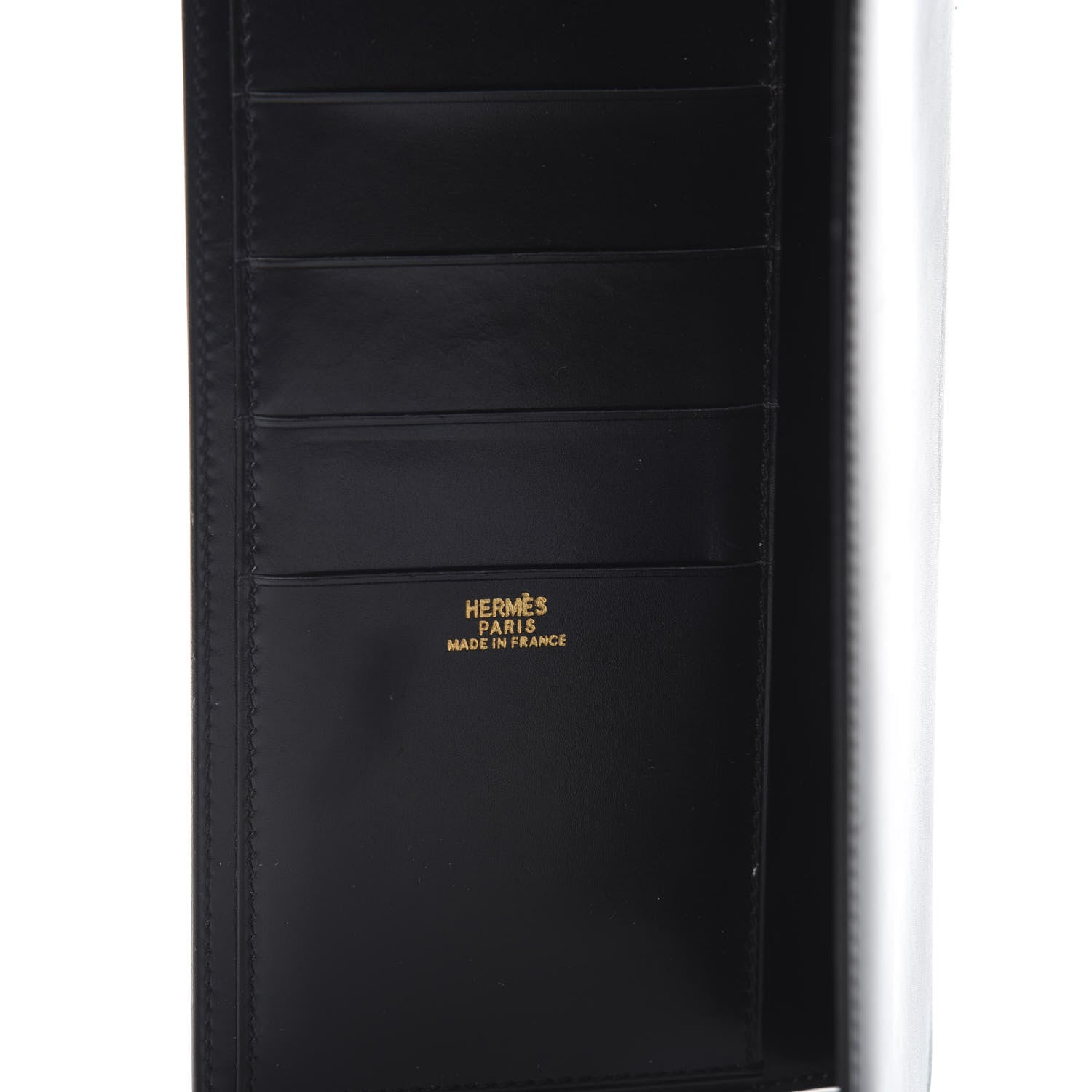 Hermes Box MC2 Fleming Long Wallet Black 8 of 9
