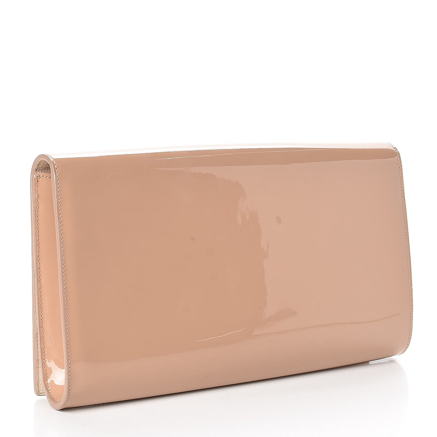 Patent Calfskin Monogram Large Belle De Jour Clutch Chair