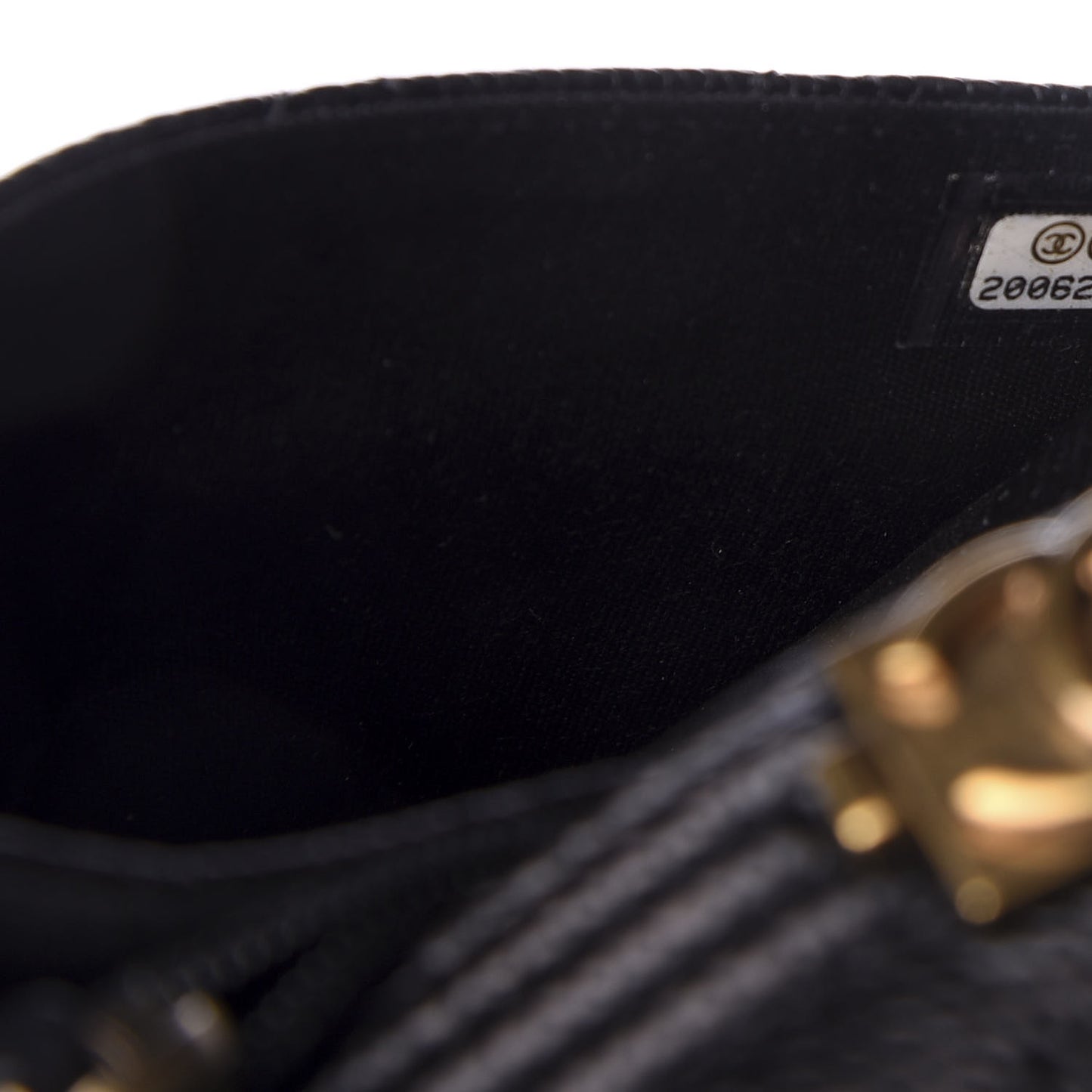 Caviar Quilted Small Boy Flap Wallet Black