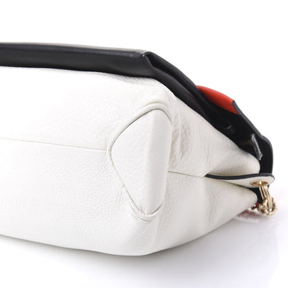 Christian Louboutin Calfskin Scarab Medium Triple Pocket Shoulder Bag Multicolor 8 of 8