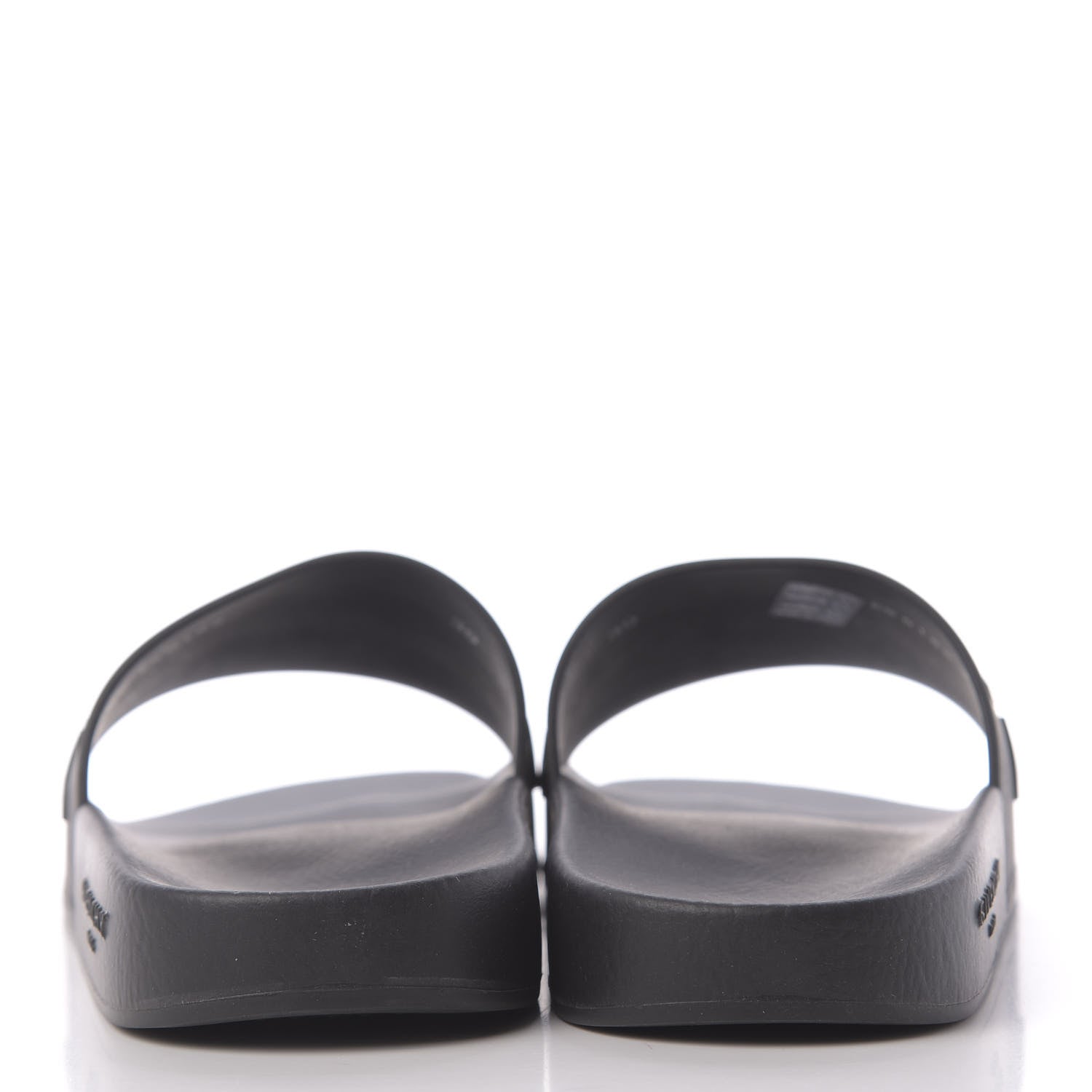 Givenchy Rubber Logo Pool Slide Sandals 39 Black 7 of 13