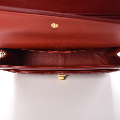 Chanel Aged Calfskin Chevron Quilted 2.55 Reissue 226 Flap Red 6 of 8