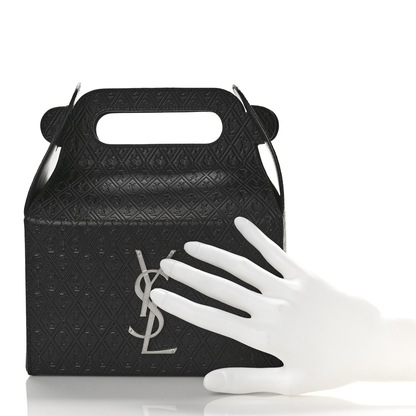 Calfskin Monogram Take Away Box Black
