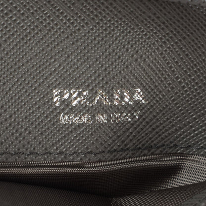 Prada Saffiano Metal Compact Envelope Wallet Marmo 7 of 9