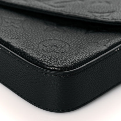 Louis Vuitton Empreinte Pochette Felicie Chain Wallet Black 10 of 10