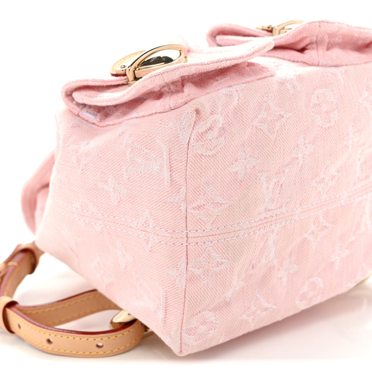 Louis Vuitton Denim Venice Backpack Washed Pink 8 of 9