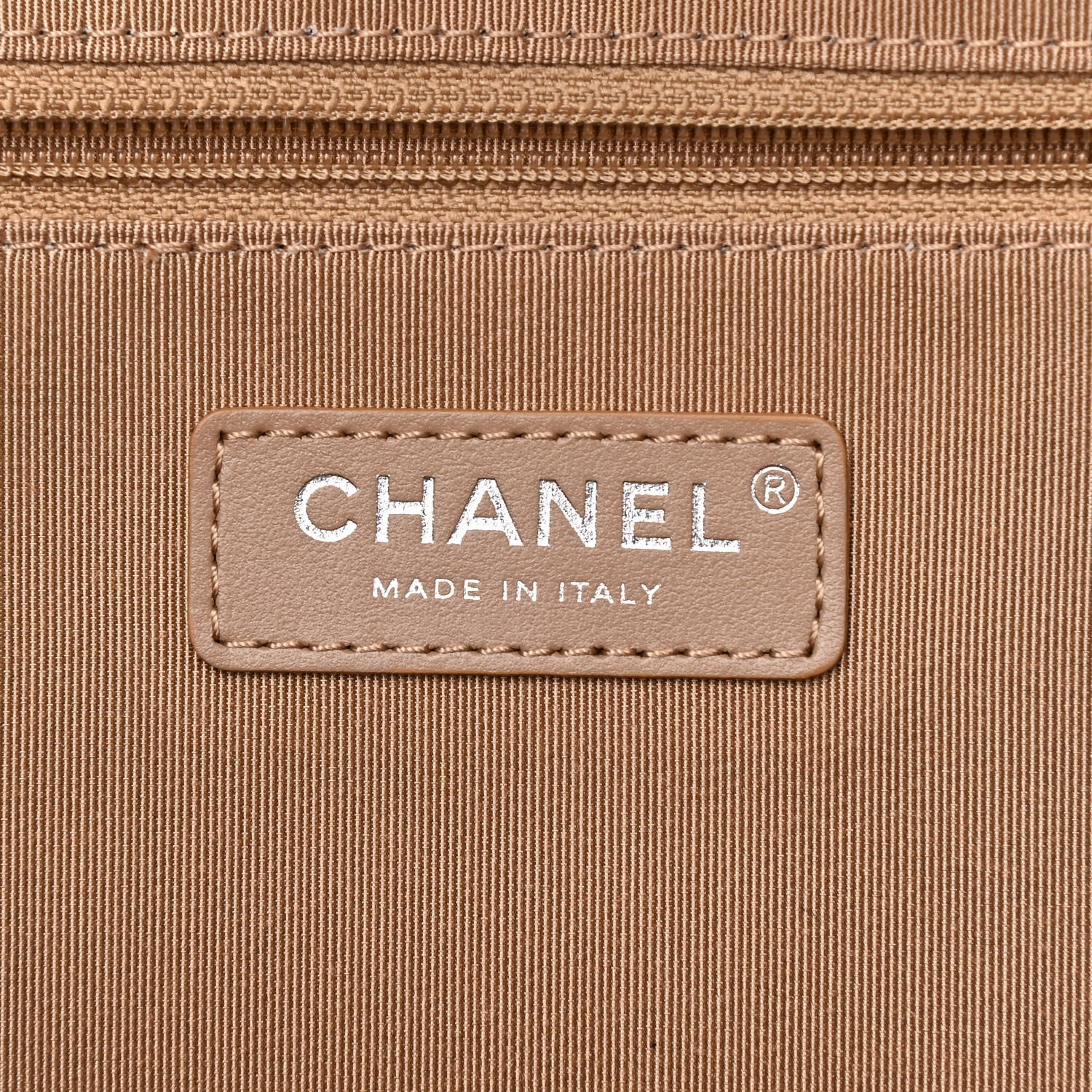 Chanel Wool Felt Large Deauville Tote Grey Beige 8 of 10