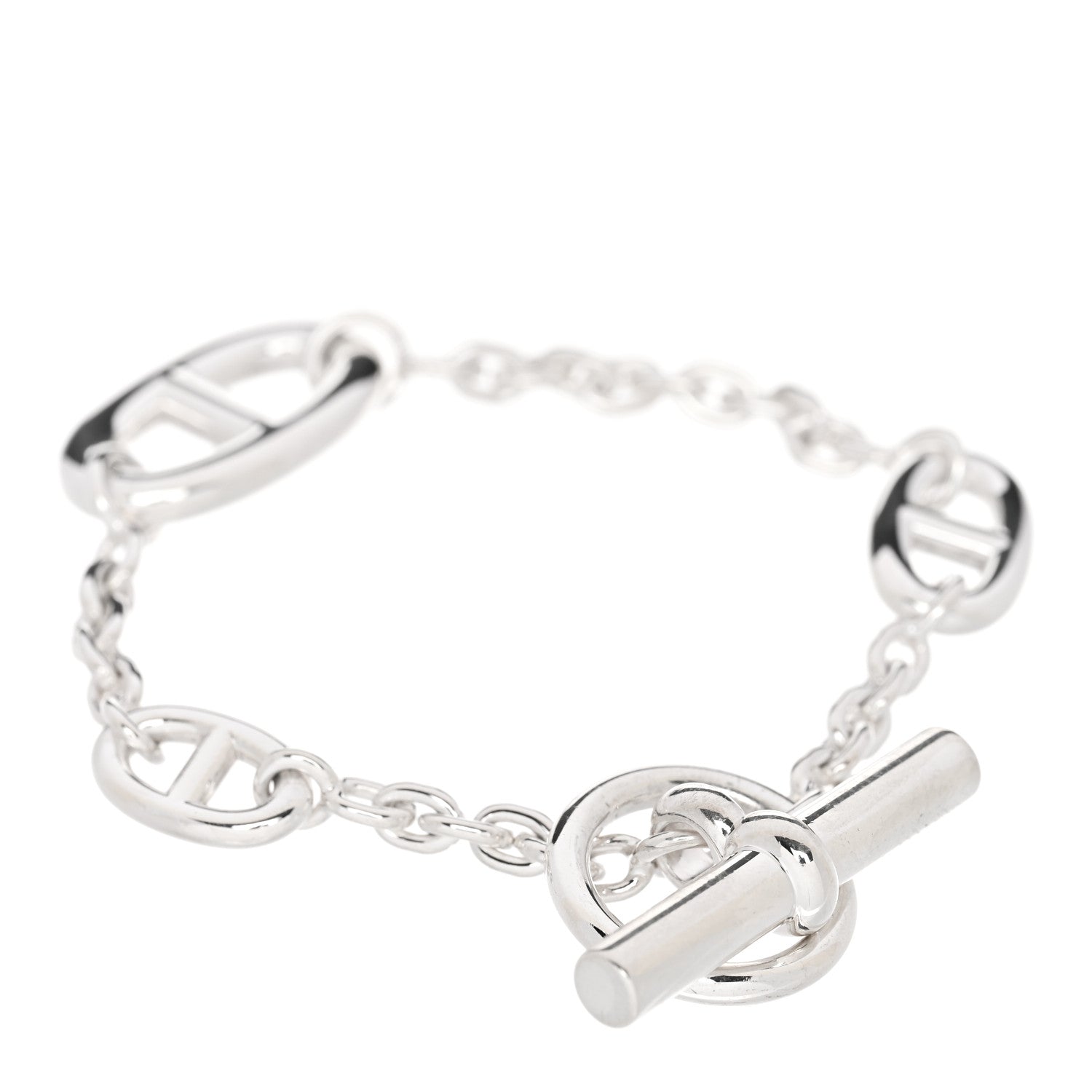Hermes Sterling Silver Farandole Bracelet ST 2 of 4