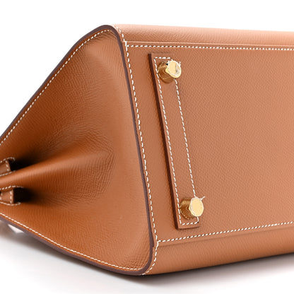 Hermes Epsom Birkin Sellier 25 Gold 9 of 12
