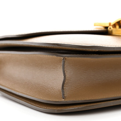 Celine Liege Calfskin Medium Classic Box Flap Bag Taupe 10 of 14