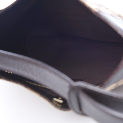 Gucci Monogram Hasler Hobo Dark Brown 5 of 13