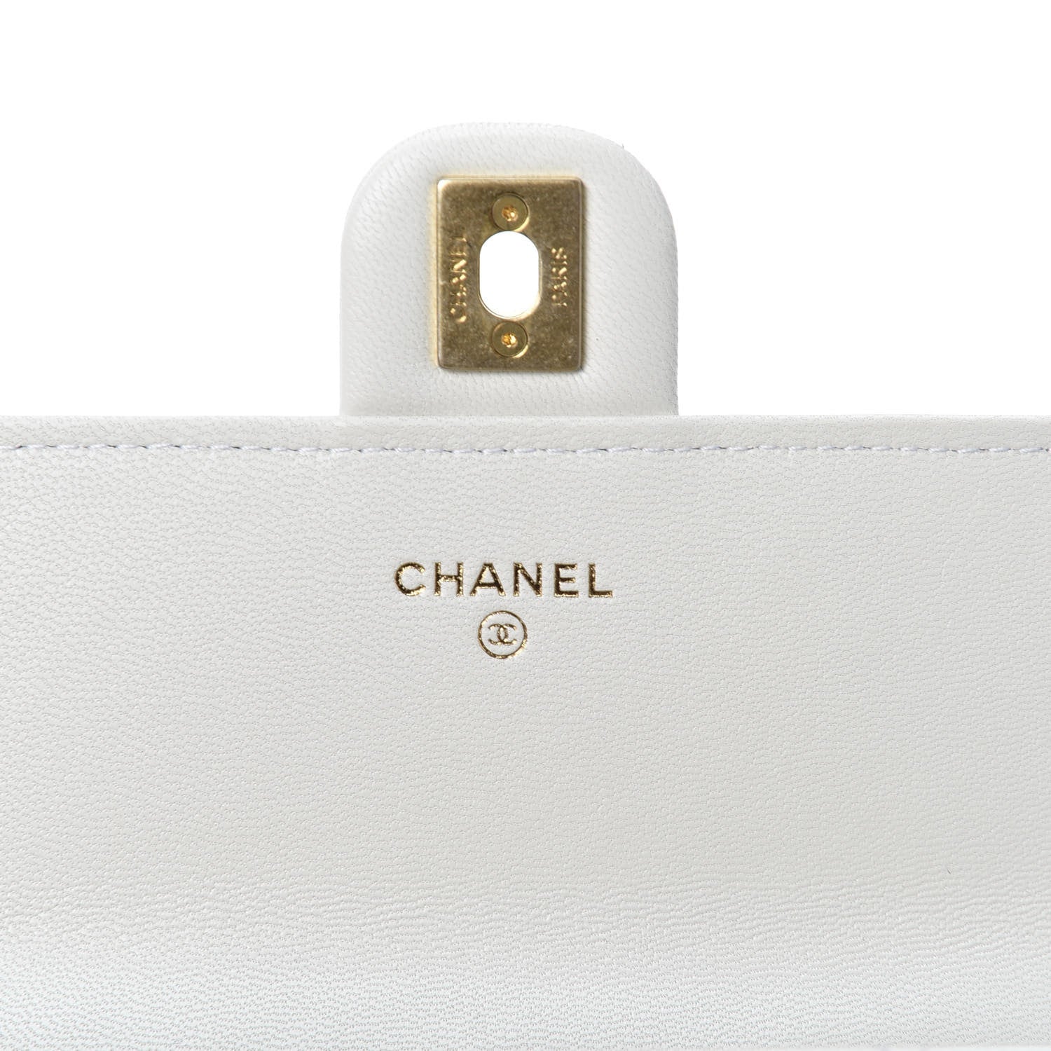 Chanel Lambskin Quilted Chic Pearls Clutch With Chain White 8 of 10