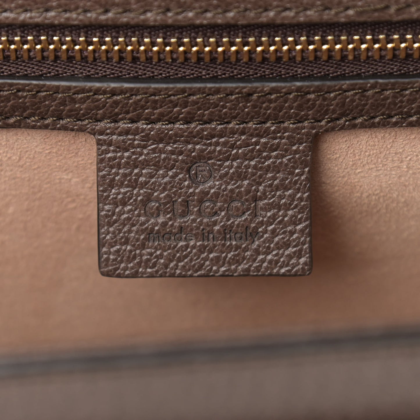 GG Supreme Monogram Web Small Ophidia Flap Messenger Bag Brown