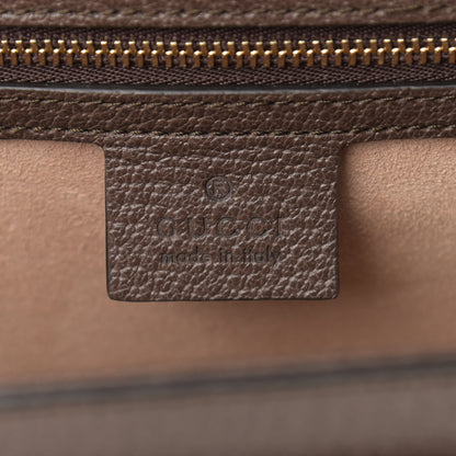 Gucci GG Supreme Monogram Web Small Ophidia Flap Messenger Bag Brown 6 of 11