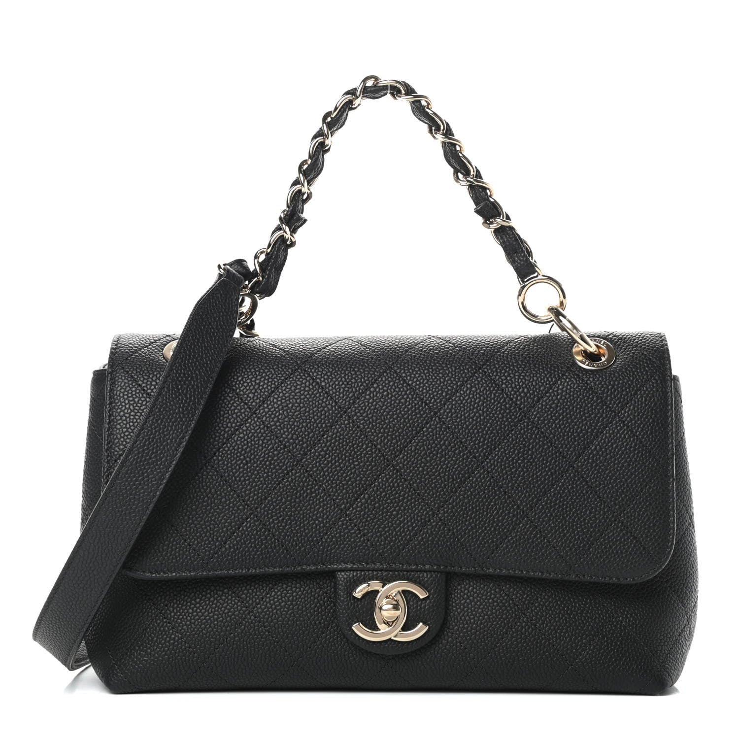 Chanel Caviar Quilted City Walk Flap Black 1 of 14