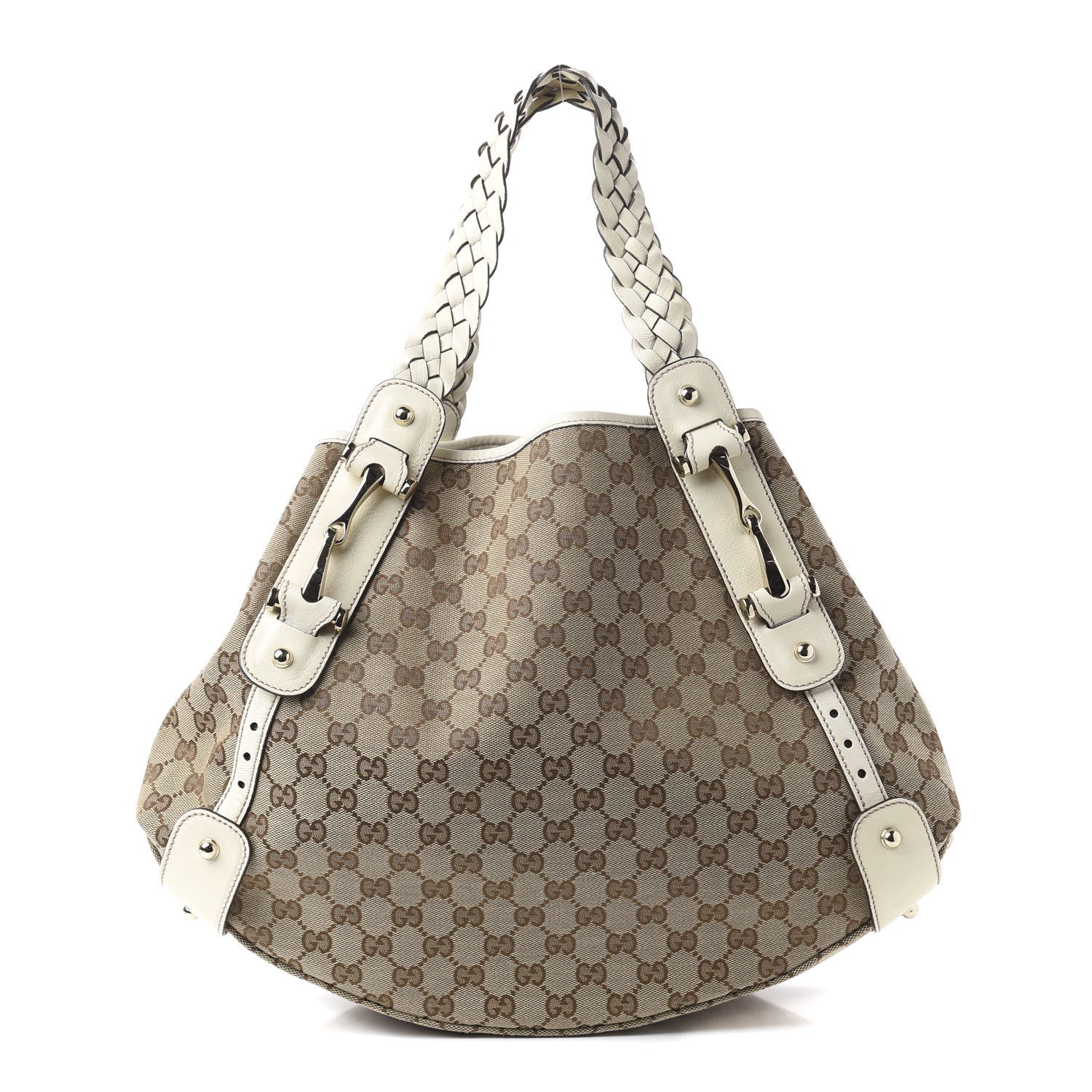 Gucci Monogram Medium Pelham Shoulder Bag Off White 1 of 9