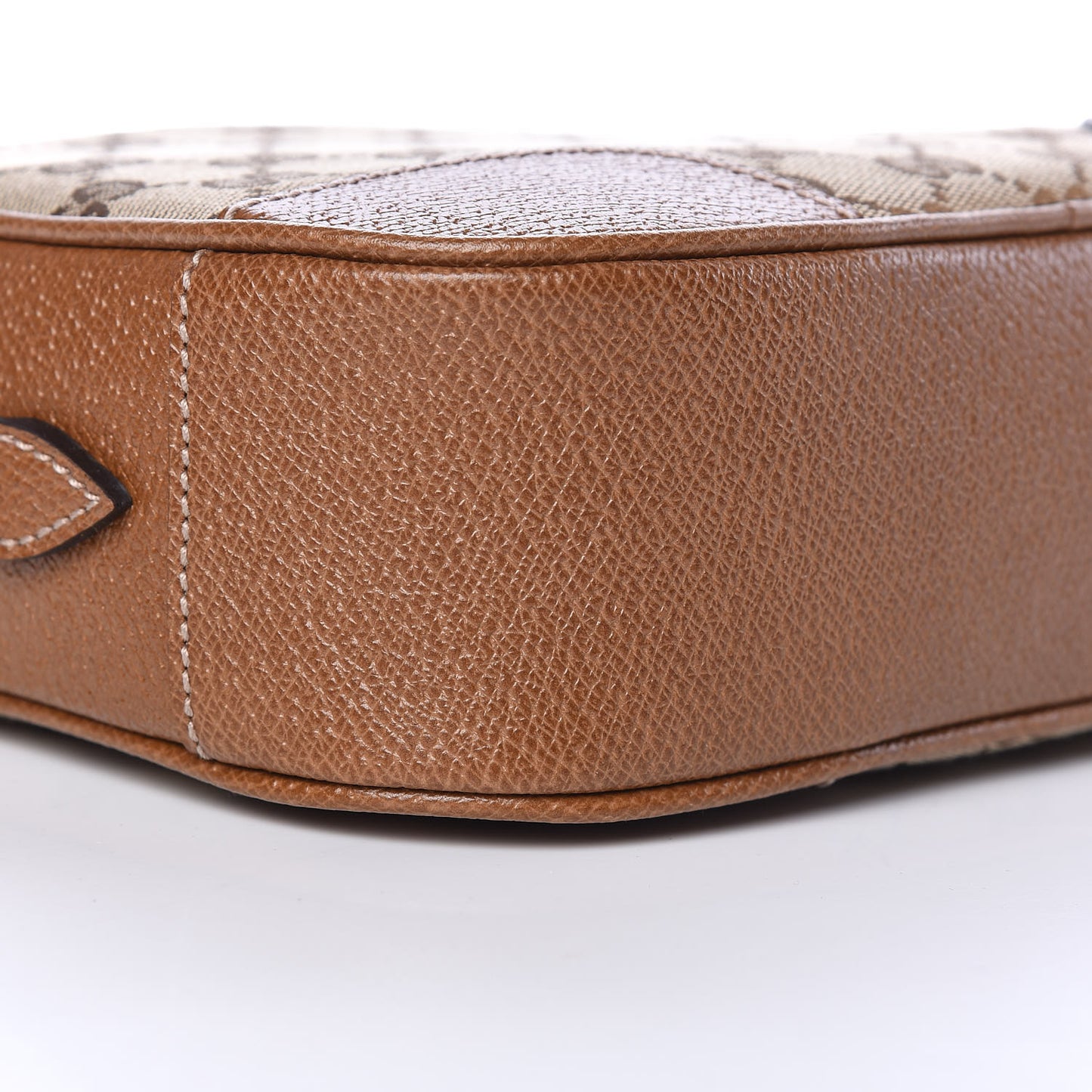 Monogram Mini Bree Messenger Bag Beige Tabacco