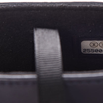 Chanel Lambskin Quilted Chain Around Phone Holder Navy 8 of 13