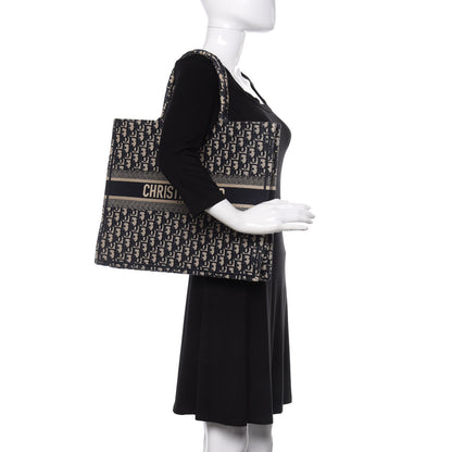 Christian Dior Oblique Book Tote Blue Multicolor 2 of 11