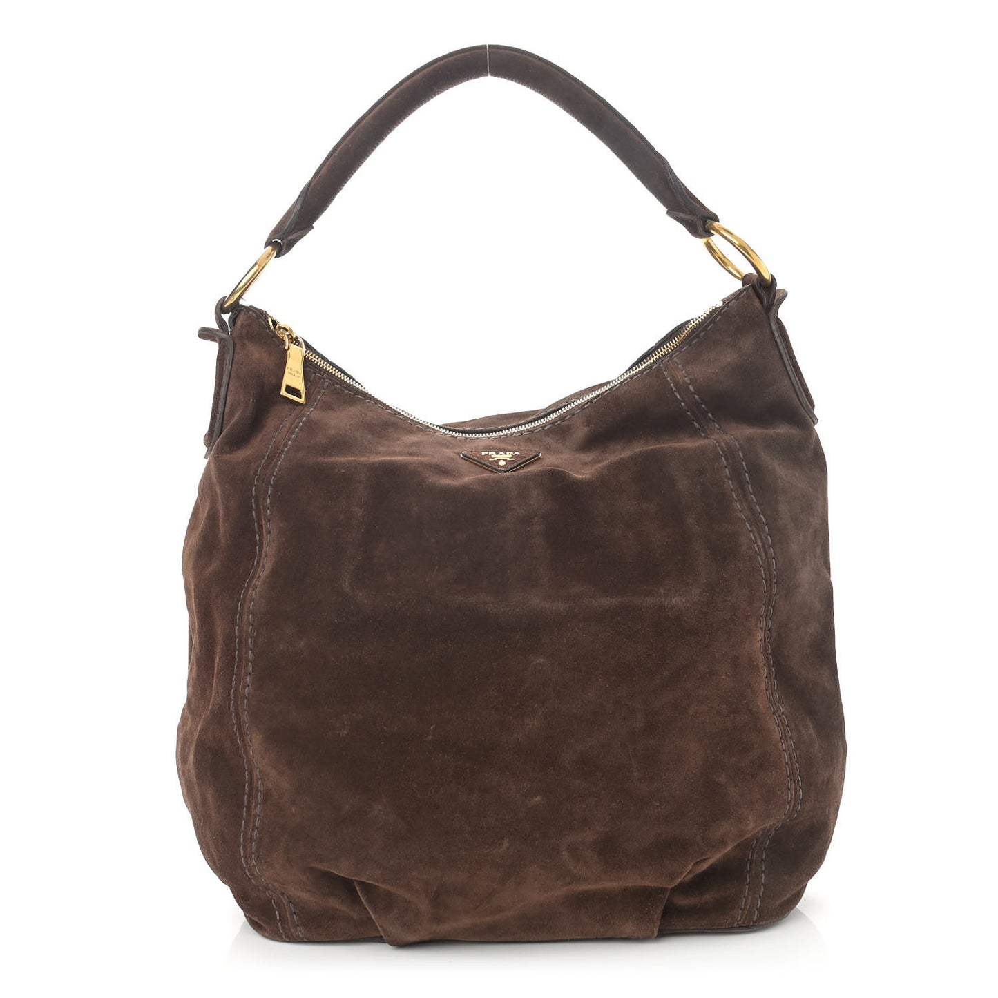 Scamosciato Suede Hobo Brown