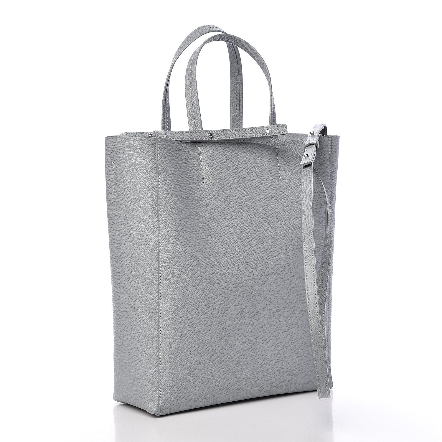 Celine Grained Calfskin Small Vertical Cabas Mineral 3 of 11