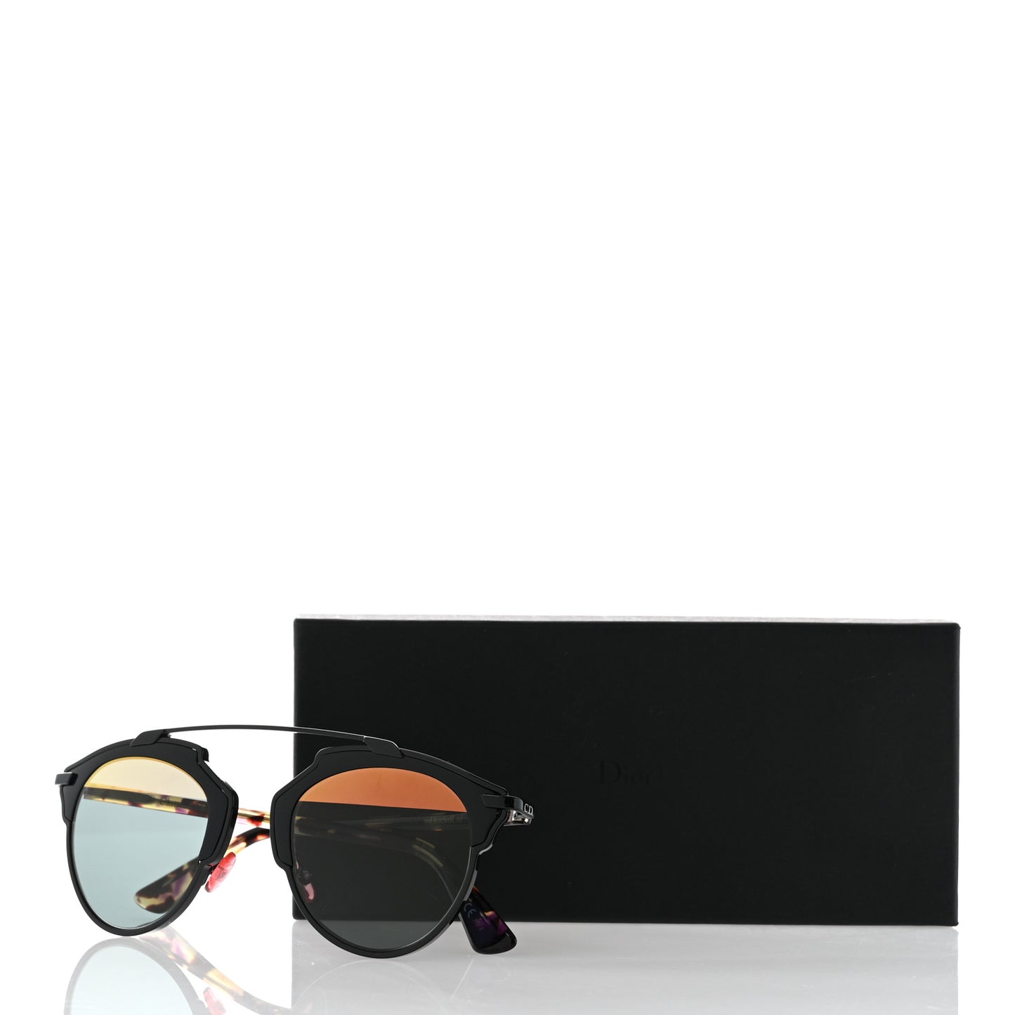 So Real Sunglasses Black Multicolor