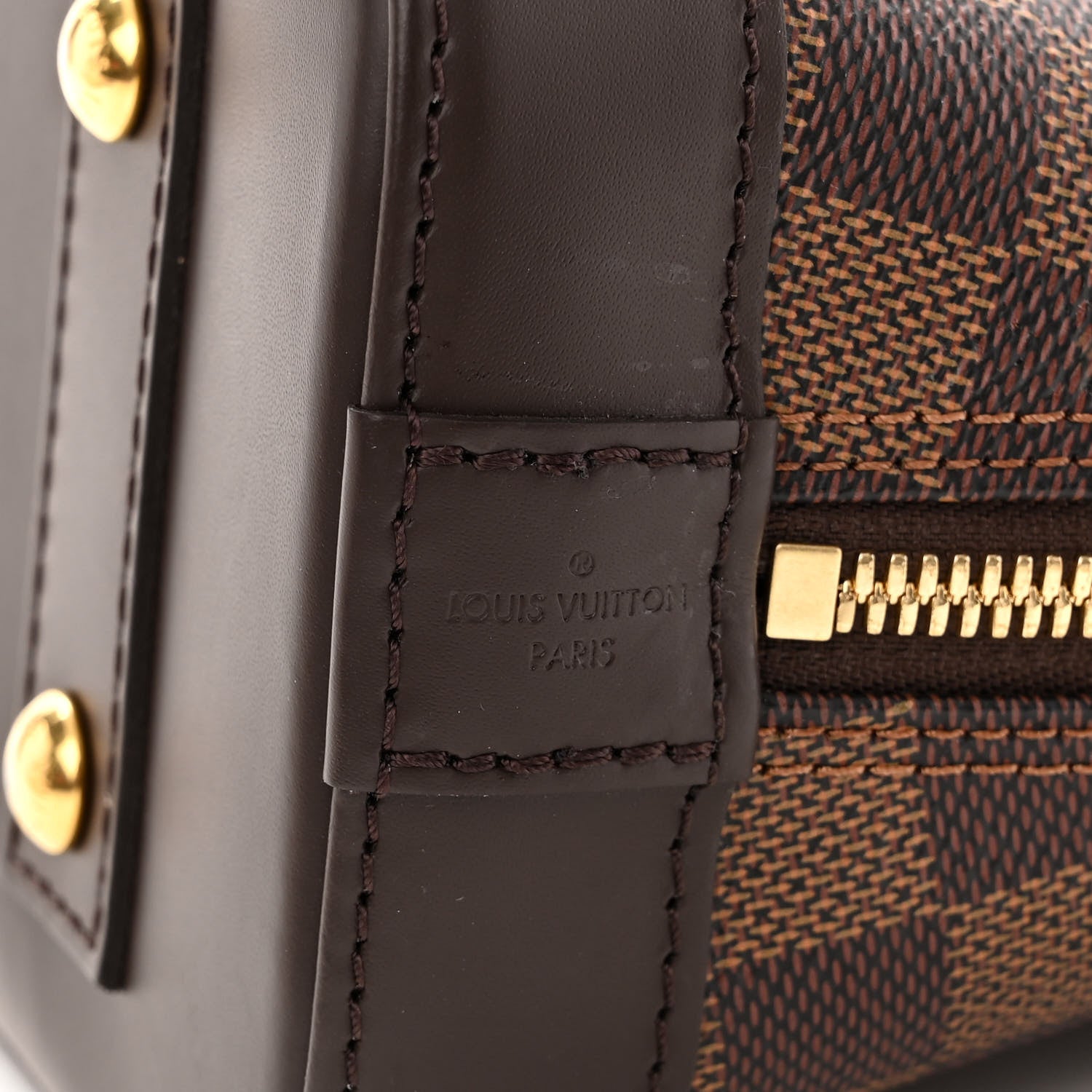 Louis Vuitton Damier Ebene Alma BB 6 of 10