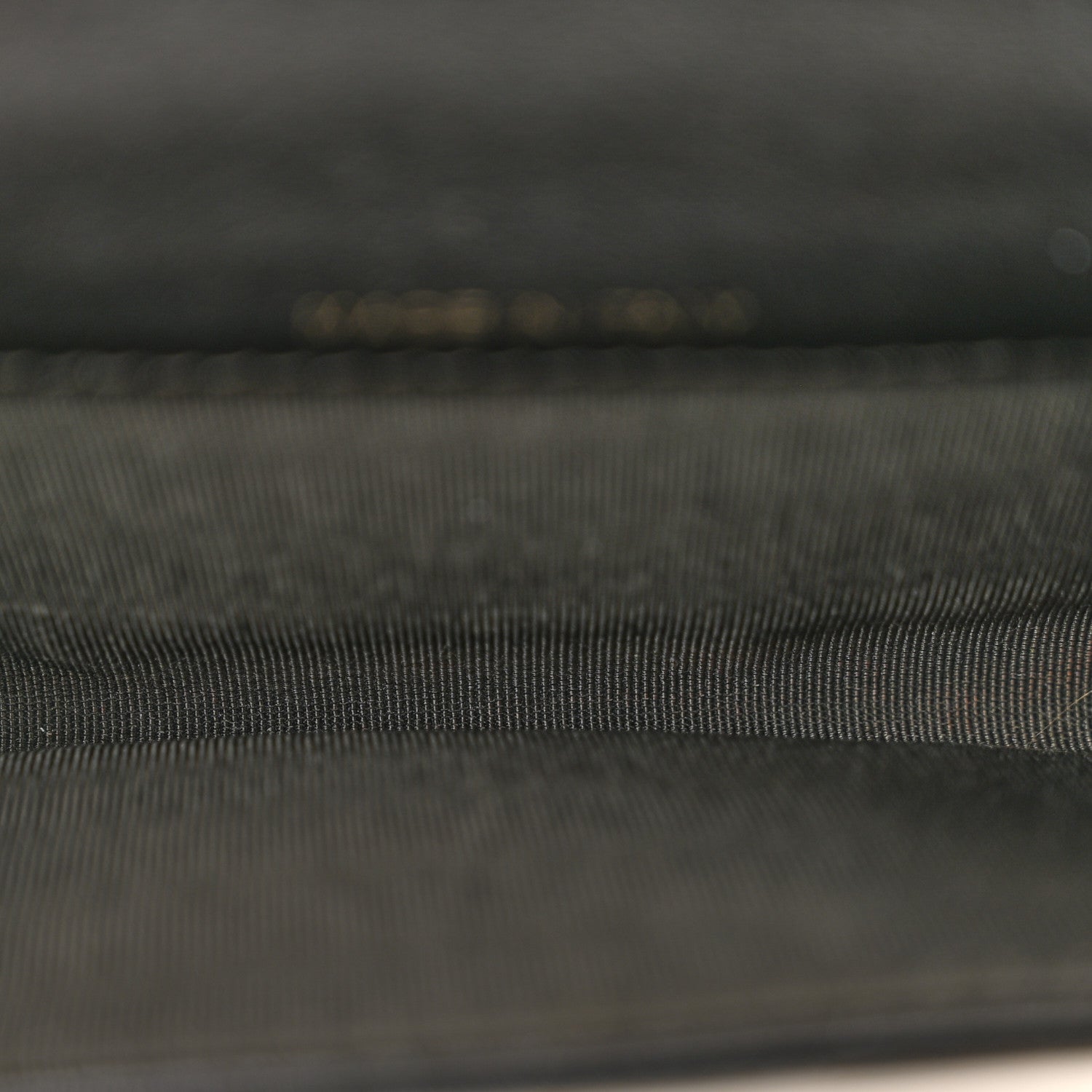 Chanel Metallic Calfskin Quilted Reissue Card Holder Wallet Charcoal 5 of 10