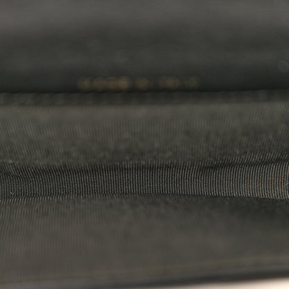 Chanel Metallic Calfskin Quilted Reissue Card Holder Wallet Charcoal 5 of 10